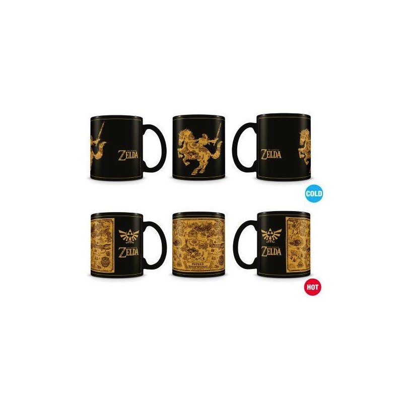 HEAT CHANGE MUG ZELDA MAP
