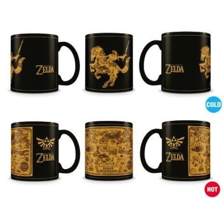 HEAT CHANGE MUG ZELDA MAP