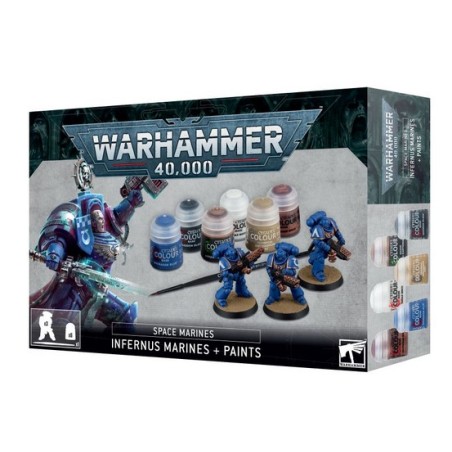 GW 40K INFERNUS MARINES + PAINTS