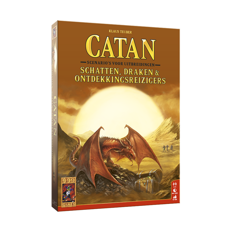 CATAN - SCHATTEN, DRAKEN & ONTDEKKINGSREIZIGERS