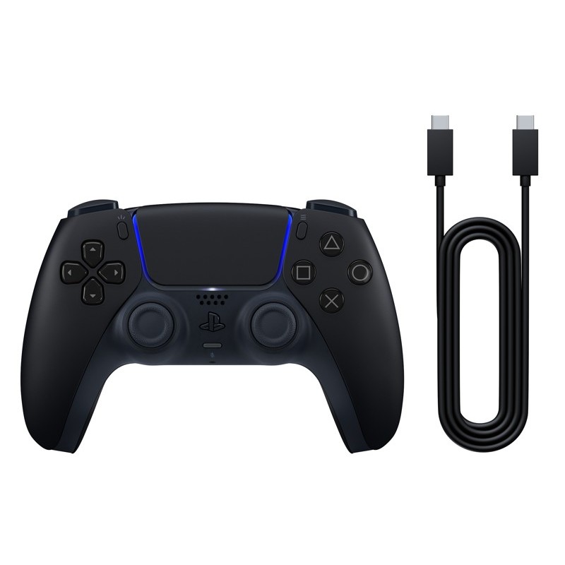 DUALSENSE WIRELESS CONTROLLER BLACK + USB-CABLE PS5