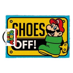 DOORMAT SUPER MARIO SHOES OFF!
